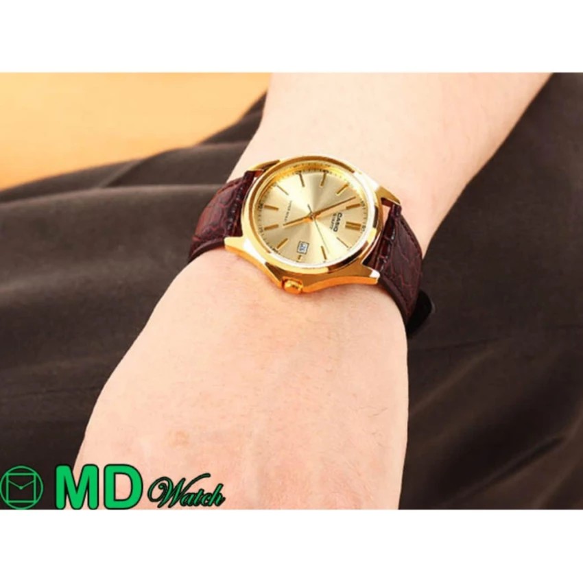 Đồng hồ nam dây da Casio chính hãng Anh Khuê MTP-1183Q-9ADF