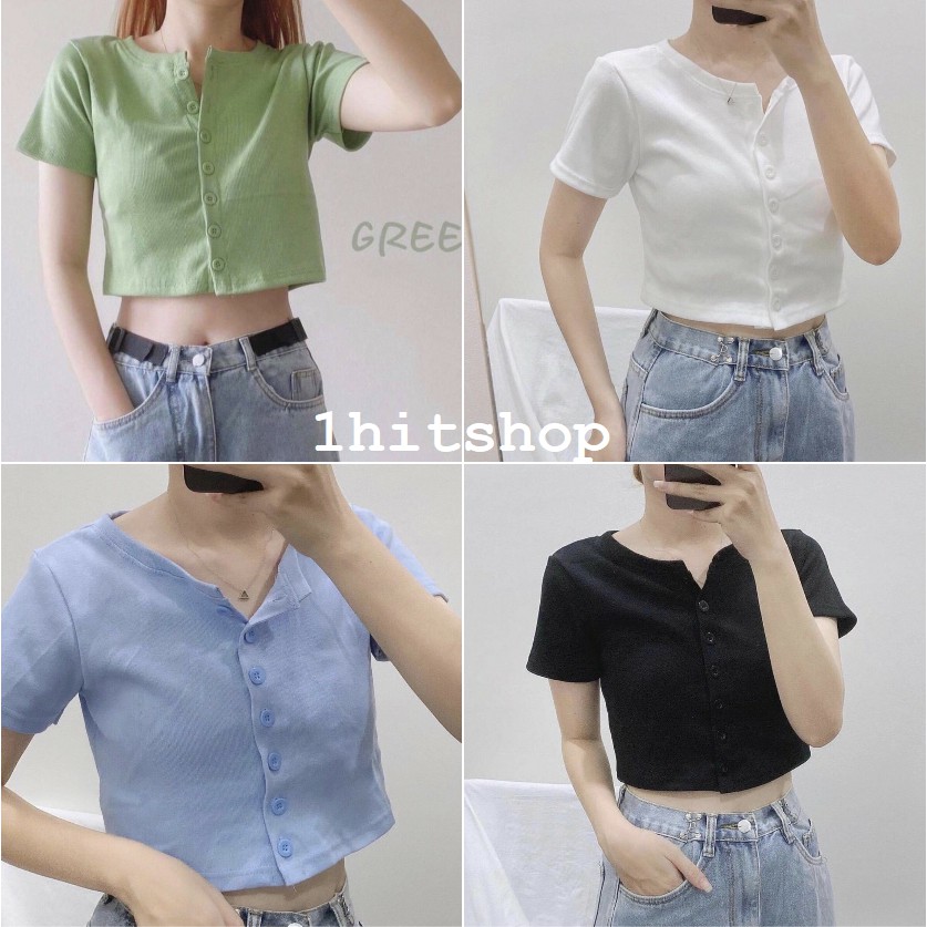 Áo Croptop LIN Ulzzang Nữ 1hitshop