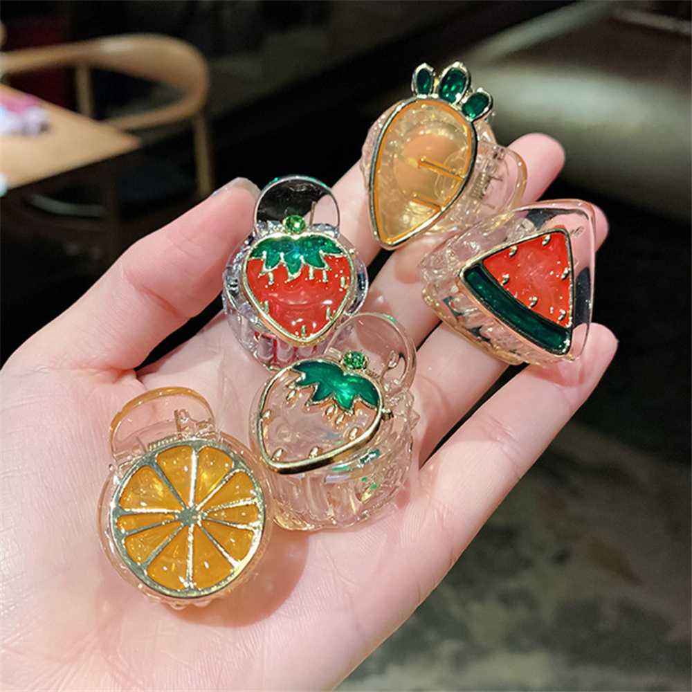 Kẹp Tóc Hình Trái Cây Dễ Thương Cho Nữ