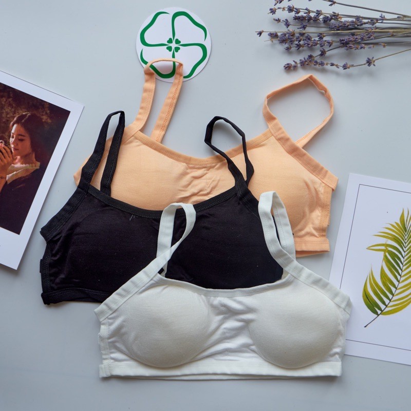 Áo bra học sinh 3 dây kèm mút mỏng NL107 | BigBuy360 - bigbuy360.vn