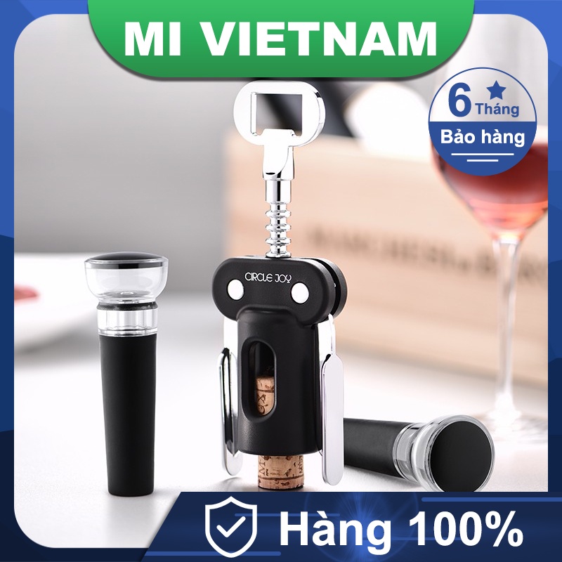 Dụng cụ mở nắp nút chai rượu vang Circle Joy CJ-KP04