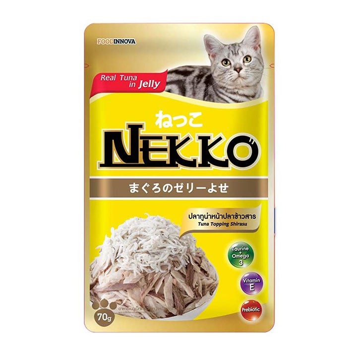 Thức ăn cho mèo, Pate Nekko 70g dành cho mèo trưởng thành - Phụ kiện thú cưng Hà Nội