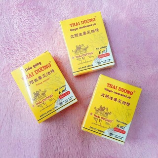 dầu gừng thái dương 6ml và 24ml