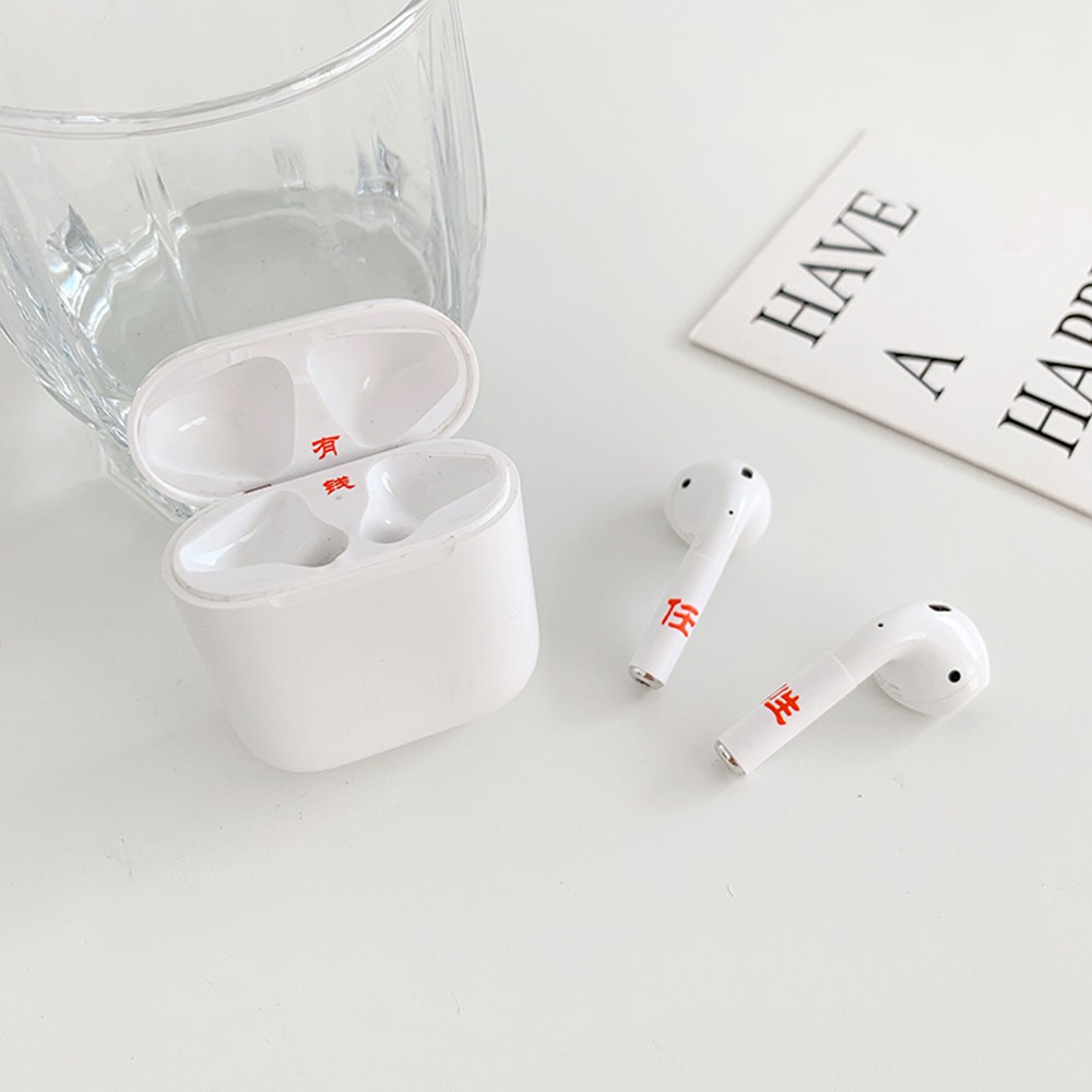 Miếng Dán Chống Trầy Chống Bụi Cho Hộp Sạc Tai Nghe Apple AirPods