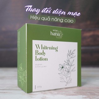 Kem body trắng da riori whitening body lotion