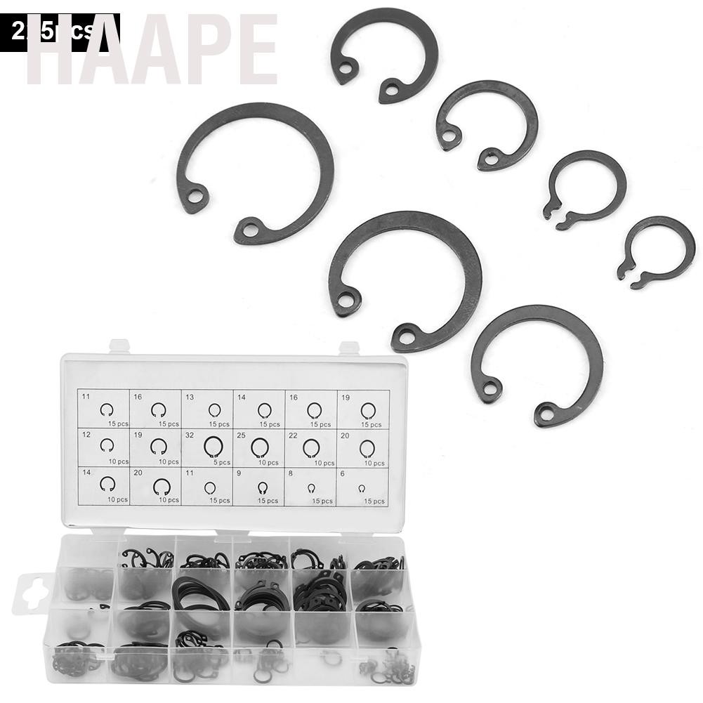 Hộp 225 vòng hãm phanh bên trong 18 kích cỡ