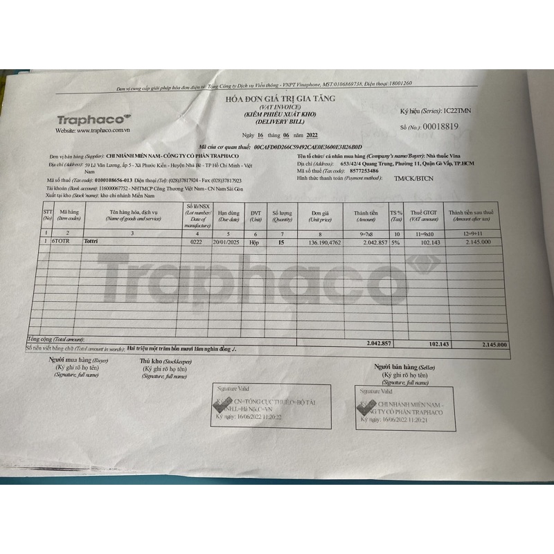 TOTTRI - Traphaco - Cải Thiện Trĩ Nhanh-  Phòng, Ngăn Ngừa Trĩ Tái Phát- Hộp 30 viên, 15 gói