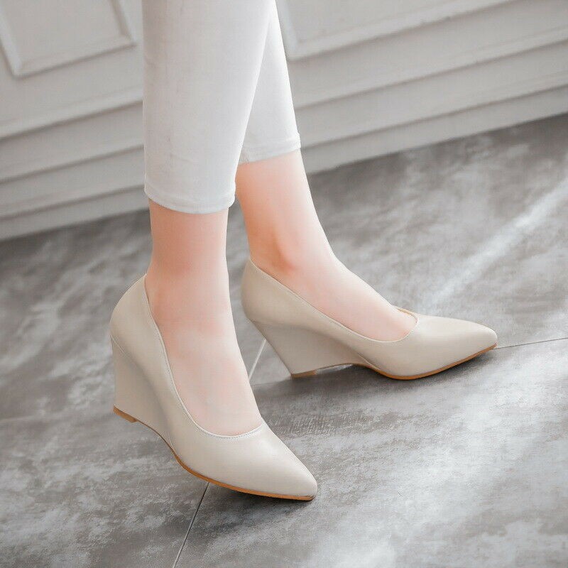 Giày Đế Xuồng Đẹp Mũi Nhọn 7cm Enako TP13264