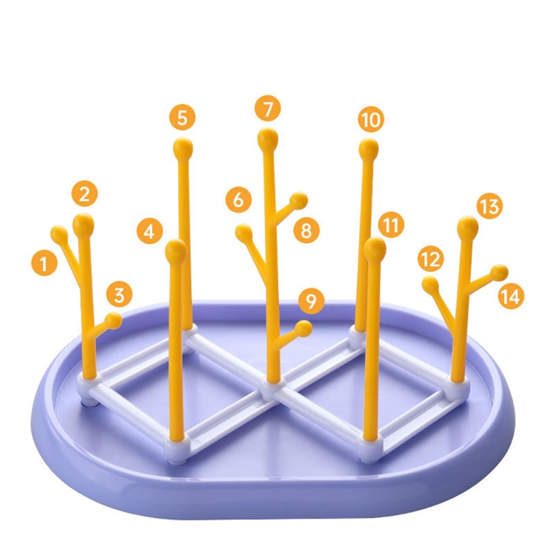 Giá Đỡ Phơi Khô Bình Sữa Em Bé Chăm Sóc Răng Miệng Tiện Lợi