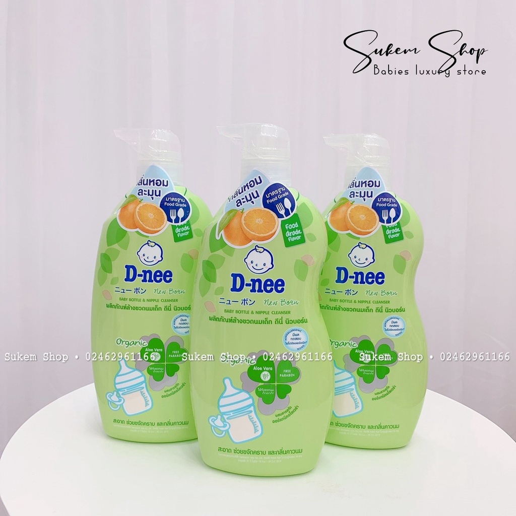 Nước rửa bình sữa và rau quả Dnee 500ml [ CHÍNH HÃNG TEM ĐẠI THỊNH ]