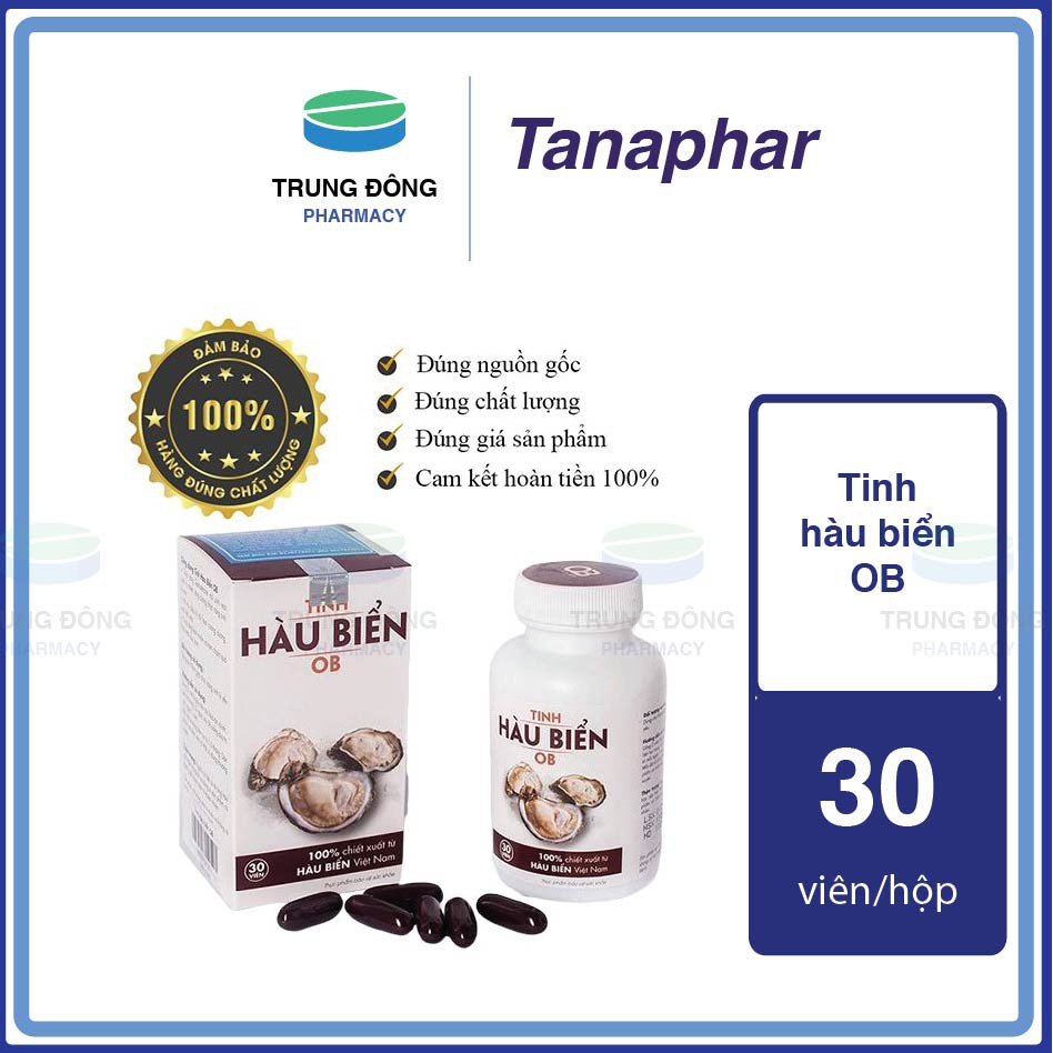 Tăng Cường Sinh Lý Nam giới Hàu Biển OB, cải thiện xuất tinh sớm, rối loạn cương dương ở đàn ông - Trung Đông Pharmacy