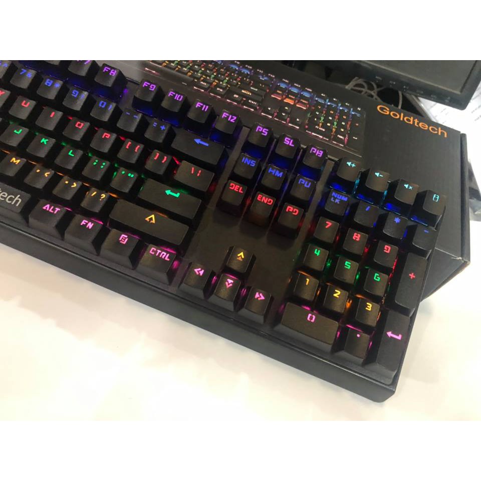 Bàn phím cơ chuyên game Goldtech K25 giá rẻ Full box