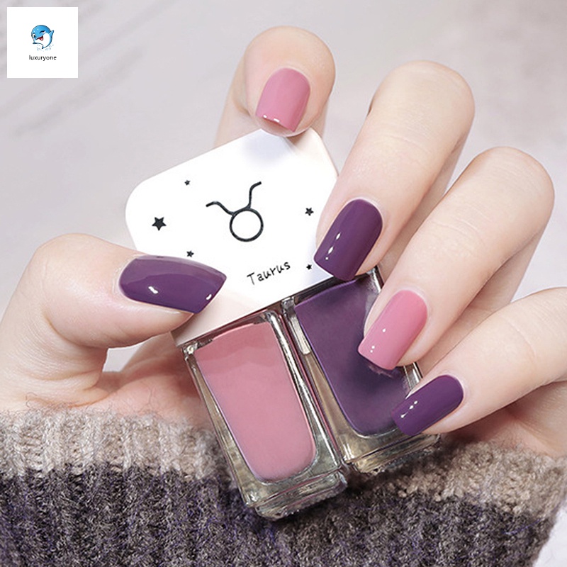 Gel sơn móng tay 2 trong 1 khô nhanh thời trang 6ml