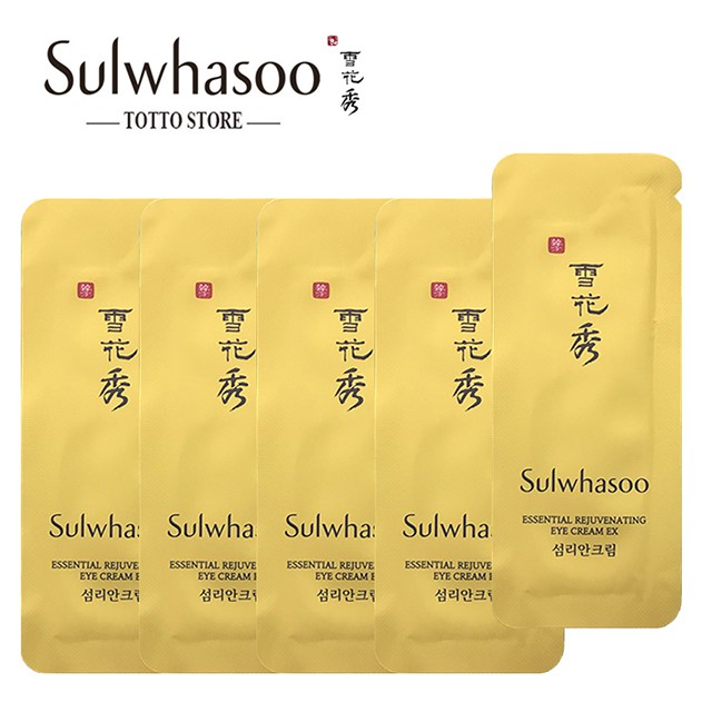 [30 gói] Kem dưỡng trẻ hoá và làm sáng da vùng mắt Sulwhasoo Essential Rejuvenating Eye Cream Ex - Kem mắt Sulwhasoo