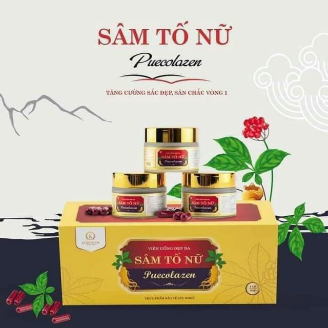 Sâm tố nữ PUECOLAZEN chính hãng 100% giá tốt