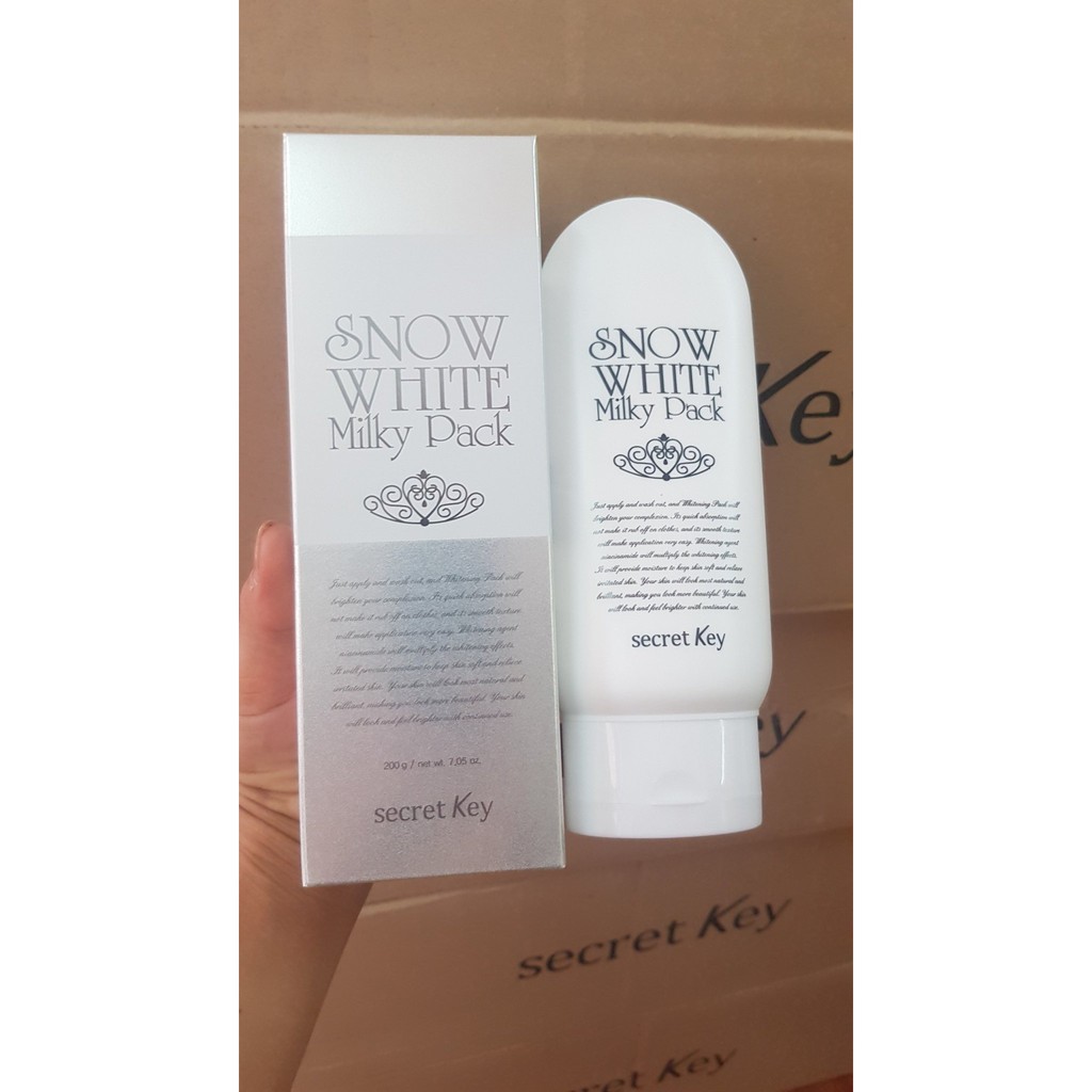 Kem Secret Key Snow White  Milky Pack 200ml