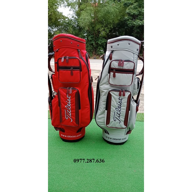 Túi đựng gậy golf Titleist túi gậy đựng 14- 16 gậy vải bạt siêu nhẹ chống nước chống thấm TM006