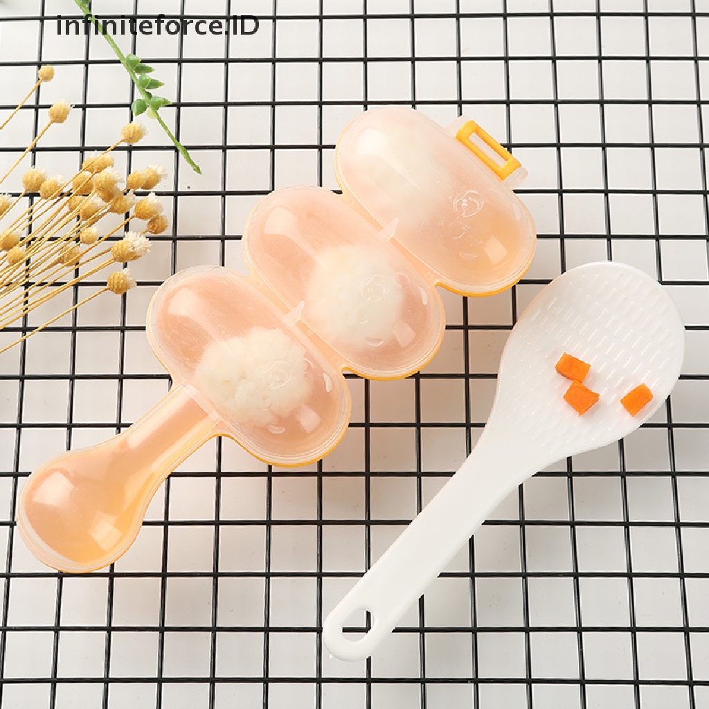 Set 2 Khuôn Làm Cơm Nắm / Sushi / Cơm Nắm Hình Dáng Dễ Thương Cho Bé DIY
