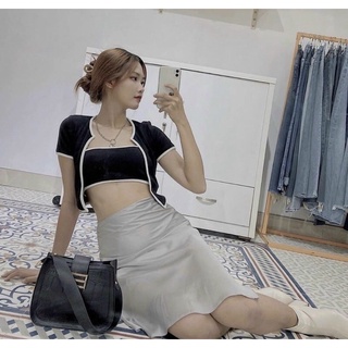 sét áo ống kèm khoát viền