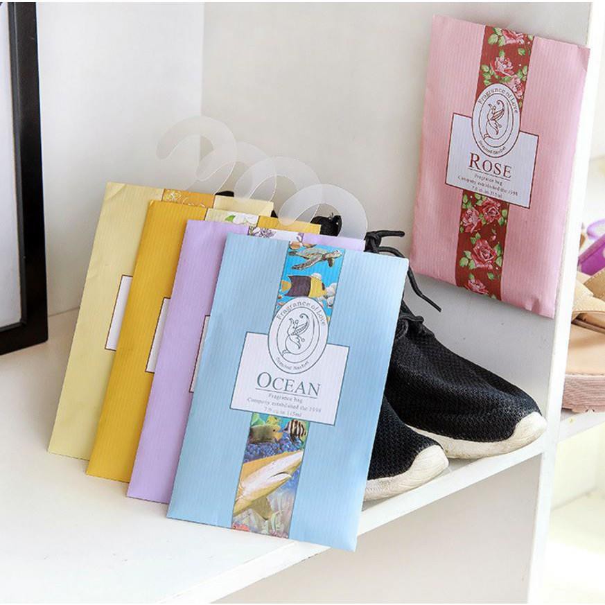 Túi thơm treo hương tự nhiên, Túi thơm có móc treo Molangshop