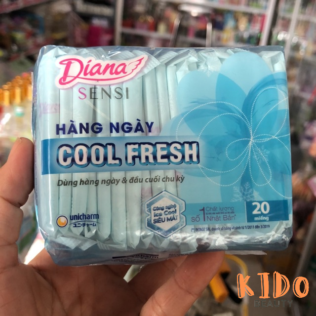 Băng vệ sinh hàng ngày Diana Sensi khán﻿g khu﻿ẩn | Cool Fresh