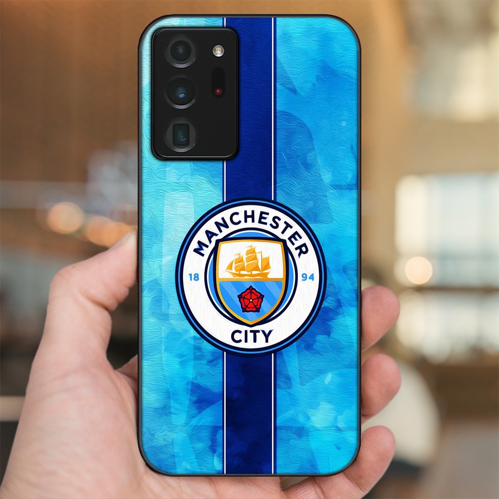 Ốp lưng Samsung Note 20 Ultra viền đen in hình Manchester City MC