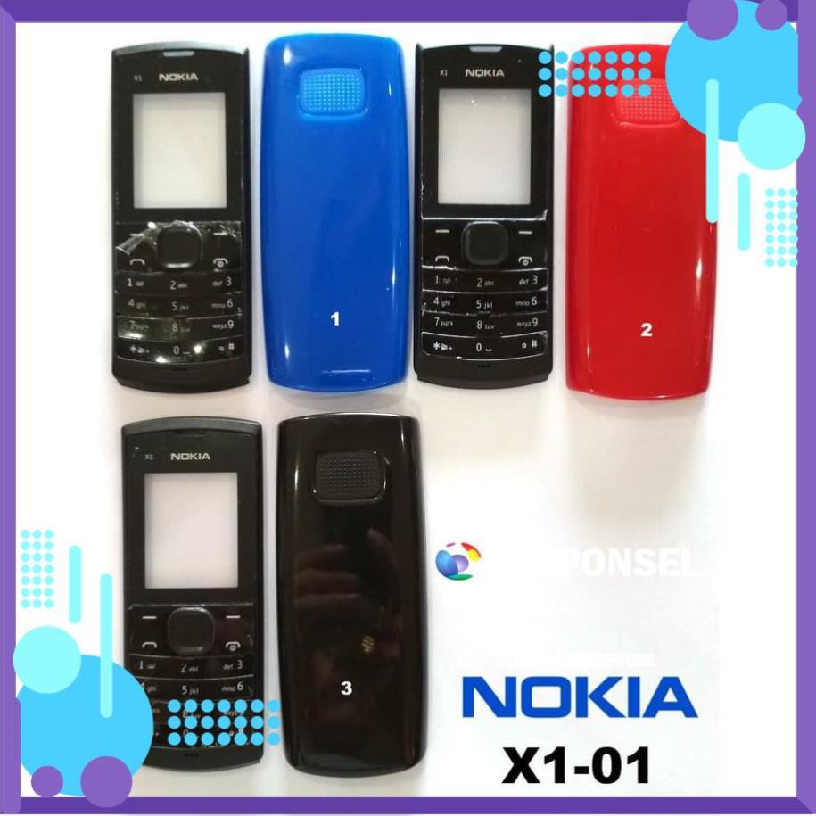 Đẹp rẻ  Vỏ Nokia x1 01 có sườn tặng bàn phím zin kèm thao có 3 màu