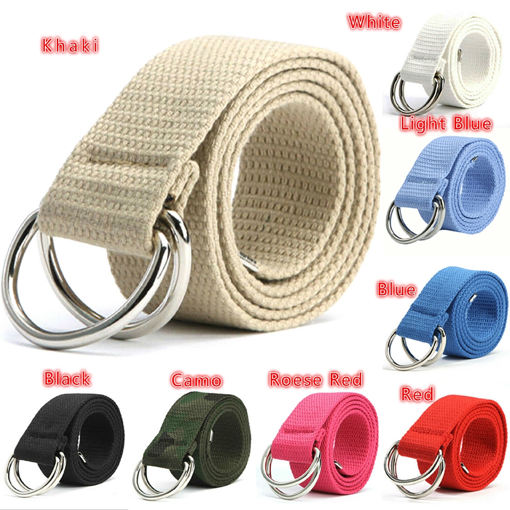 Thắt lưng vải bố thời trang Unisex