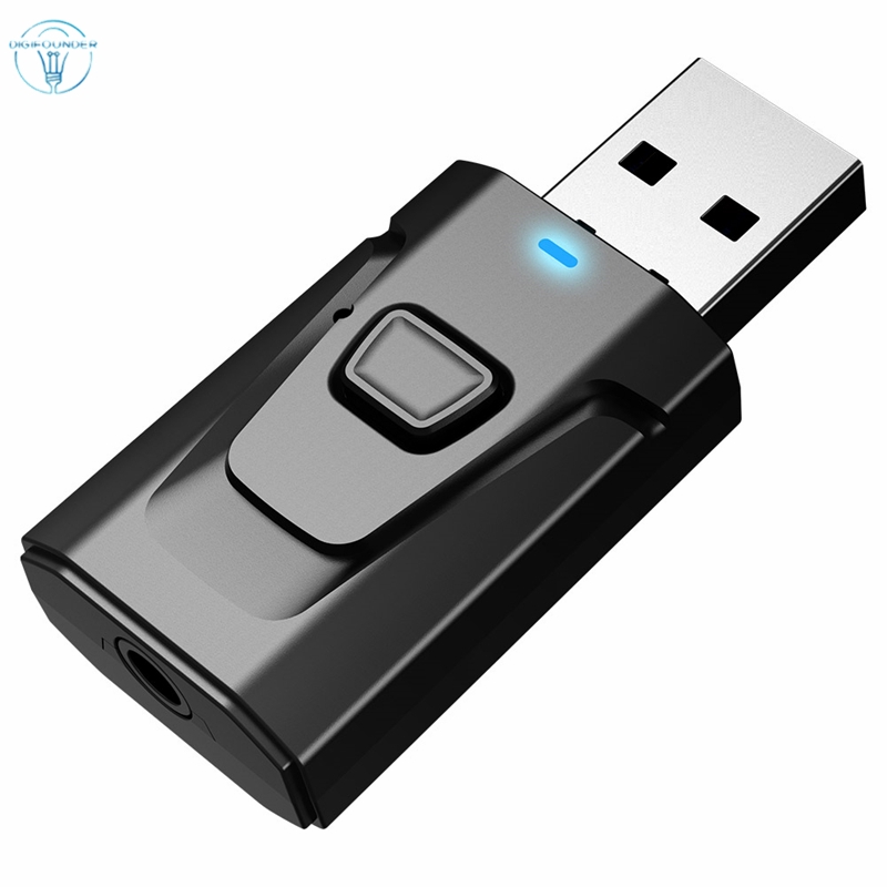 Bộ Truyền Tín Hiệu Bluetooth 5.0 Mini Usb 5.0 Kèm Dây Cáp Âm Thanh Cho Pc Tv Xe Hơi | BigBuy360 - bigbuy360.vn