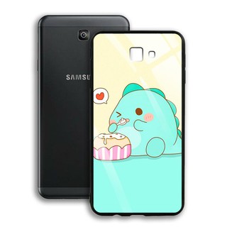 [FREESHIP ĐƠN 50K] Ốp Lưng Samsung Galaxy J7 Prime - mặt Kính Cường Lực - 03016 7872 DINOSAURS03