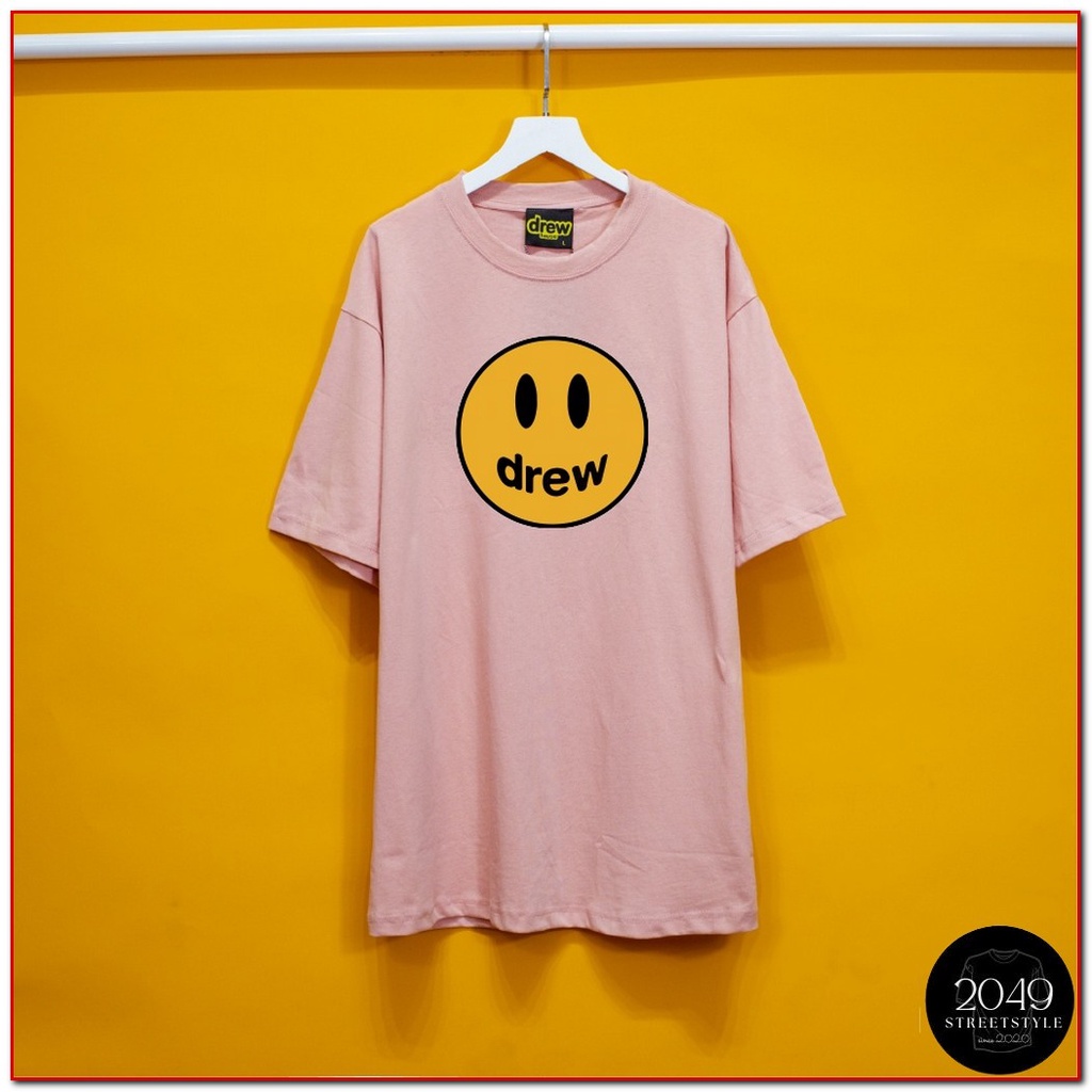 Áo thun tay lỡ DREW House Mặt cười 2049 Streetstyle, Áo thun unisex nam nữ form rộng oversize chất liệu Cotton ST06 | BigBuy360 - bigbuy360.vn