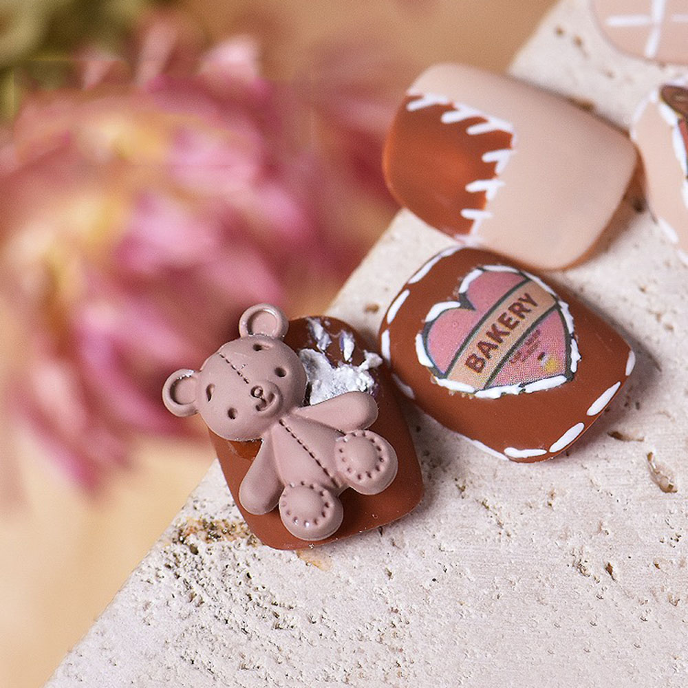 (Hàng Mới Về) Phụ Kiện Trang Trí Móng Tay 3D Phong Cách Nhật Bản Dễ Thương