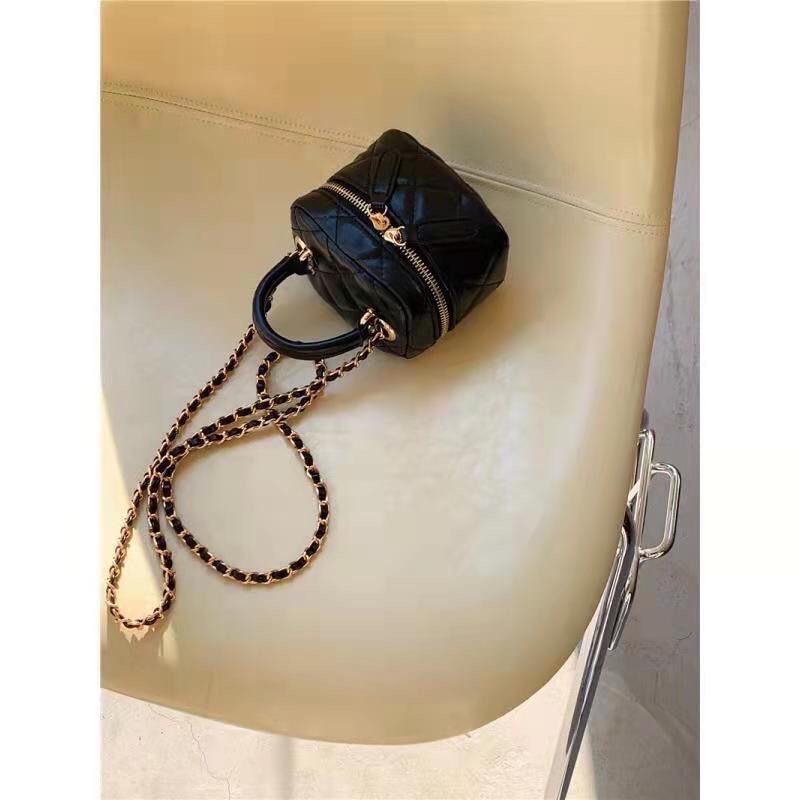 Túi hộp đeo chéo mini nhỏ gọn da PU cao cấp phong cách