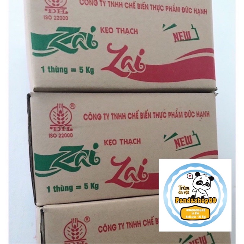 500g thạch zai zai căng tròn Đức Hạnh- date mới