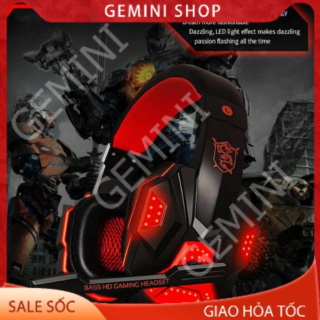 Tai nghe chuyên game thủ Plextone PC780 - đèn LED - Có Mic - Headphone gaming GEMINI SHOP