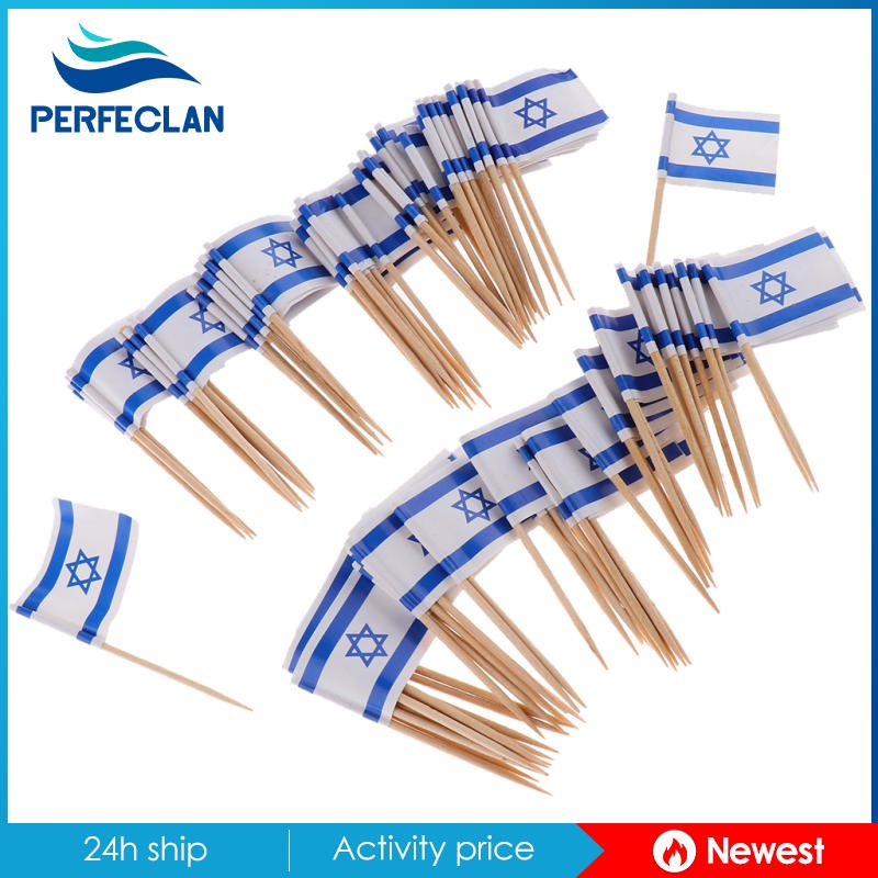 Set 100 Tăm Xỉa Răng Hình Lá Cờ Anh