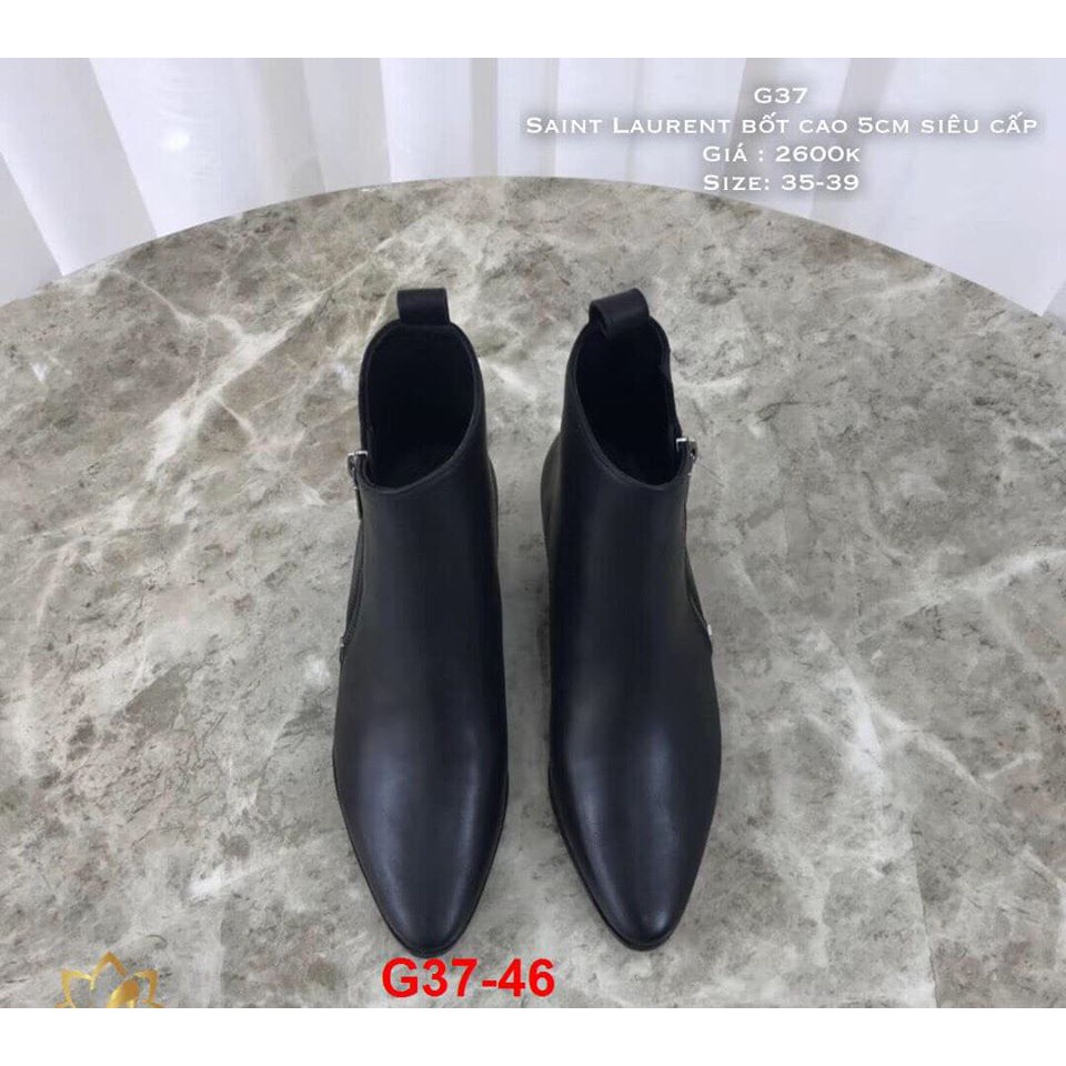 G37-46 Saint Laurent bốt cao 5cm siêu cấp