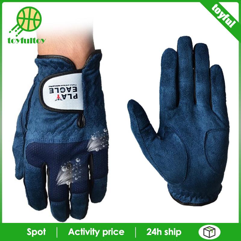 Găng Tay Đánh Golf Bằng Sợi Micro Mềm Mại Thoáng Khí Chống Trượt Cỡ 22 Cho Nam