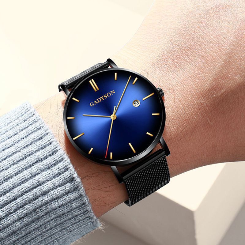 Đồng hồ nam GADYSON dây thép nhuyễn tuyệt đẹp, kiểu dáng thời trang, lịch lãm ( Mã: AGDS ) | BigBuy360 - bigbuy360.vn