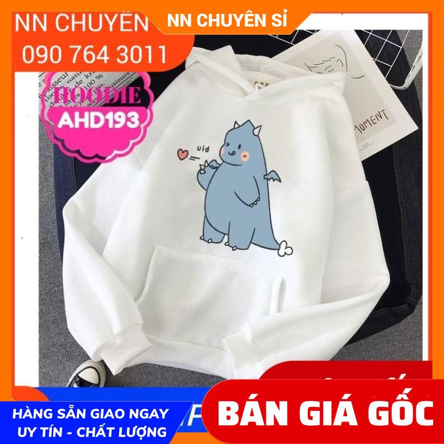 Áo hoodie nam nữ chất nỉ bông mềm mịn in hình bông cúc in hình hoạt hình dễ thương Áo nỉ chui AHD