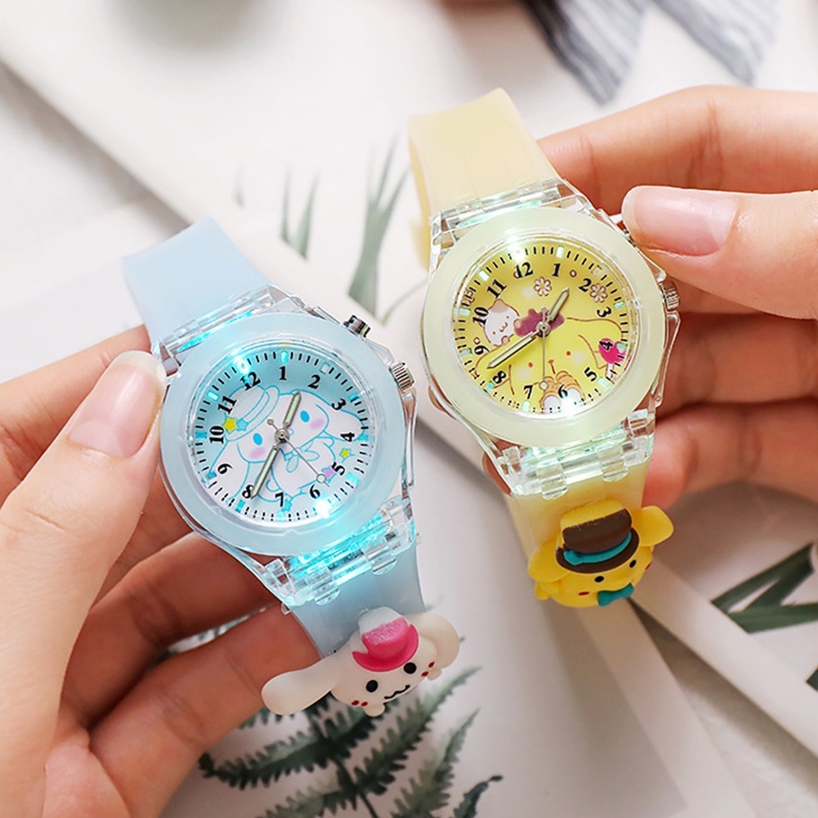 Đồng hồ đeo tay dây hình Dall LinaBell Melody/Hello Kitty đáng yêu cho trẻ em