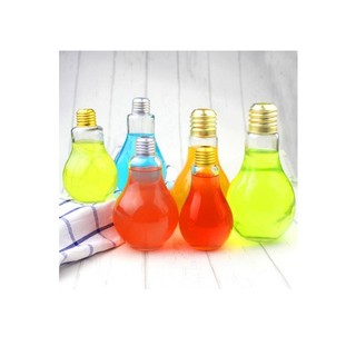 COMBO 2 LY TRÀ SỮA THỦY TINH HÌNH BÓNG ĐÈN 400ML