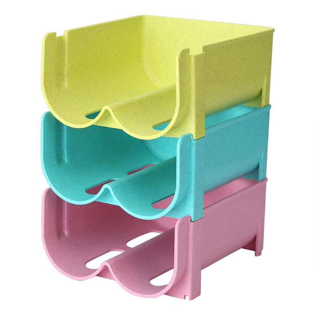 AUGUSTINA Giá Đỡ Chai Bia / Rượu Bằng PP Đa Năng Tiện Dụng Cho Tủ Lạnh