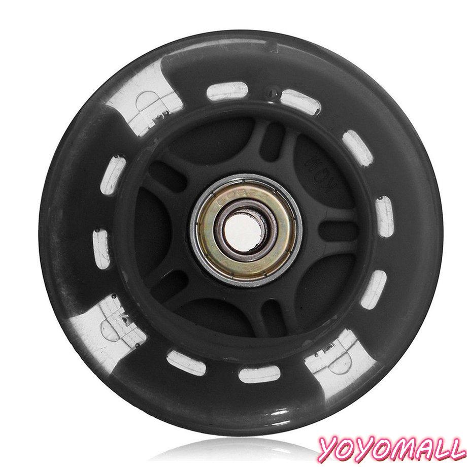 Bánh xe mini có đèn led nhấp nháy phía sau 80mm cho xe scooter