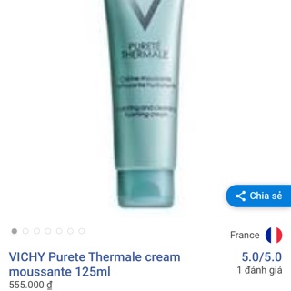 Sữa rửa mặt vichy mpsb giá gốc 550