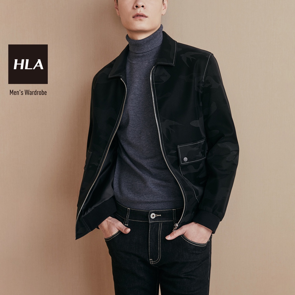 HLA - Áo Khoác Nam Thời Trang Tooling Lapel Jacket