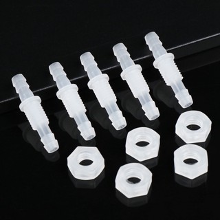 (Set 1-2 bộ ) Đầu nối nhựa xuyên vách kèm TÁN +RON – dùng cho ống phi TỪ 4-16mm