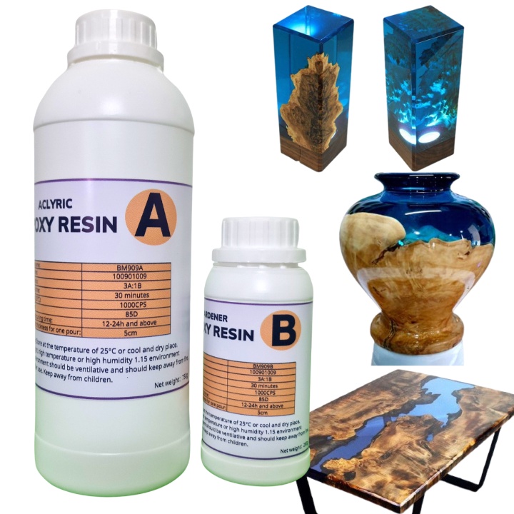 01 kg Keo Epoxy Resin siêu trong