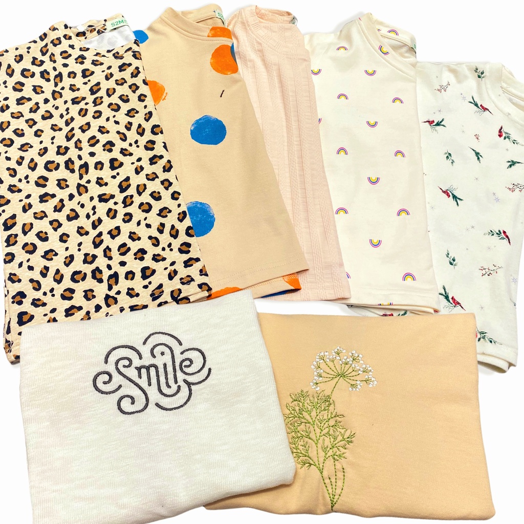 Áo Croptop Nữ Hoạ tiết và thêu áo croptop Form Rộng chuẩn hàn quốc cotton 100% | BigBuy360 - bigbuy360.vn