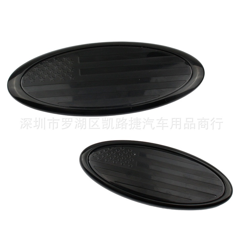 Nhãn Dán Trang Trí Lưới Tản Nhiệt Phía Trước Họa Tiết Cờ Mỹ Cho Ford Ecosport Fiesta Mondeo Focus 15X6cm 11.5X4.5cm